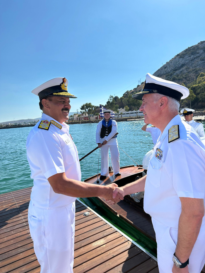 नौसेना प्रमुख की ग्रीस यात्रा के समापन पर प्रेस ब्रीफ