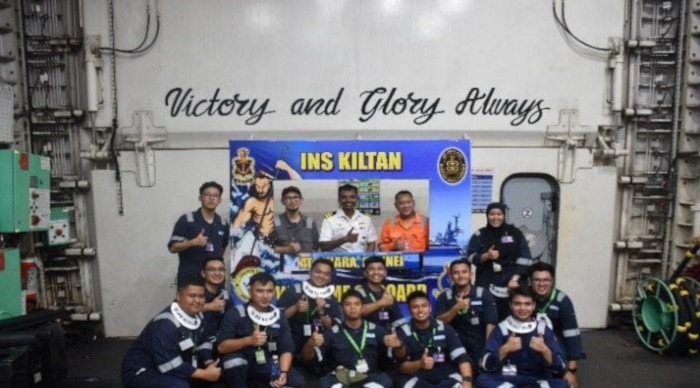 Indian Naval Ship Kiltan Departs Brunei