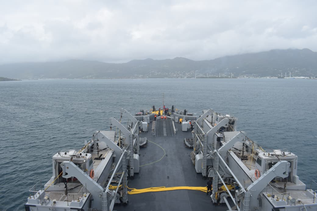 FIRST TRAINING SQUADRON ARRIVES AT PORT VICTORIA, SEYCHELLES