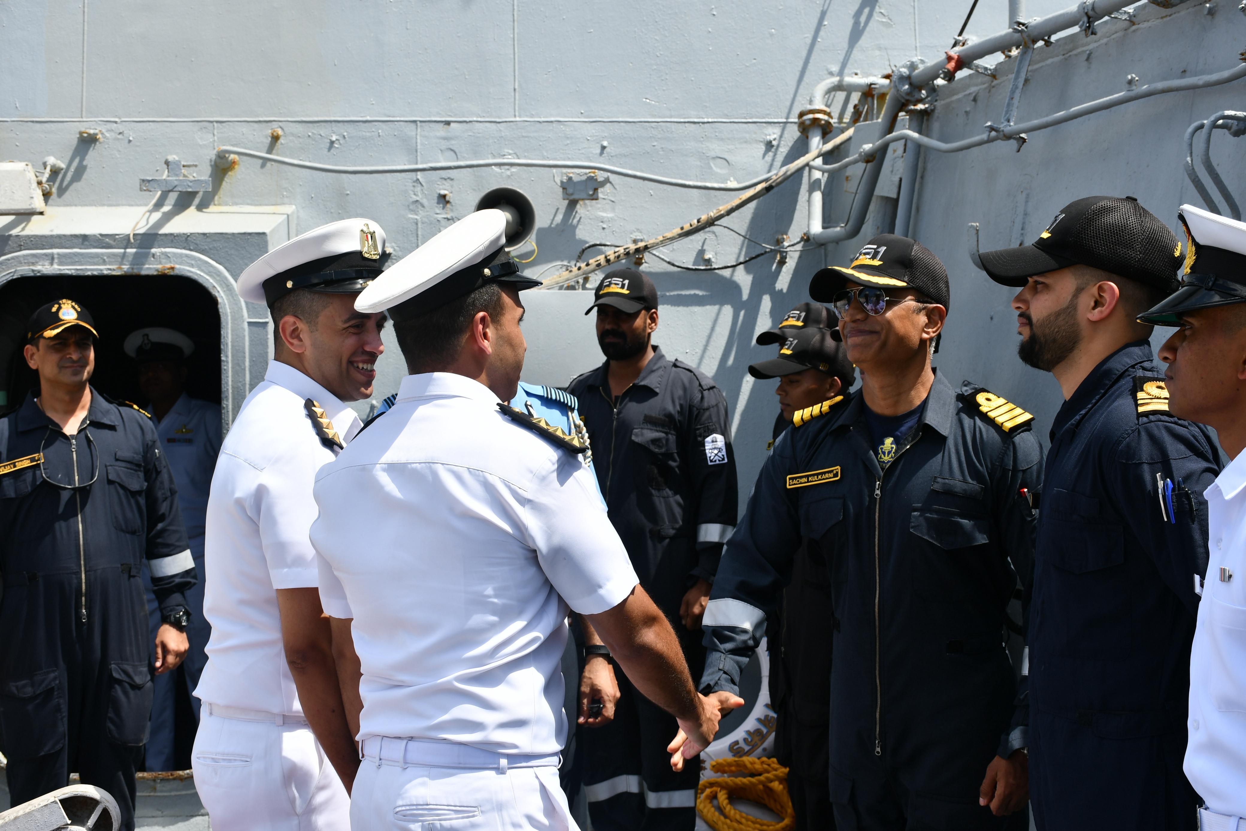 INS TRIKAND ARRIVED AT ALEXANDRIA, EGYPT