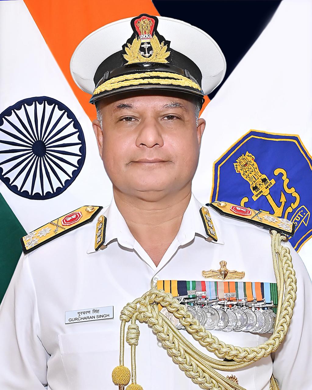  VICE ADMIRAL GURCHARAN SINGH, AVSM, NM ASSUMES CHARGE AS THE CHIEF OF PERSONNEL OF THE INDIAN NAVY