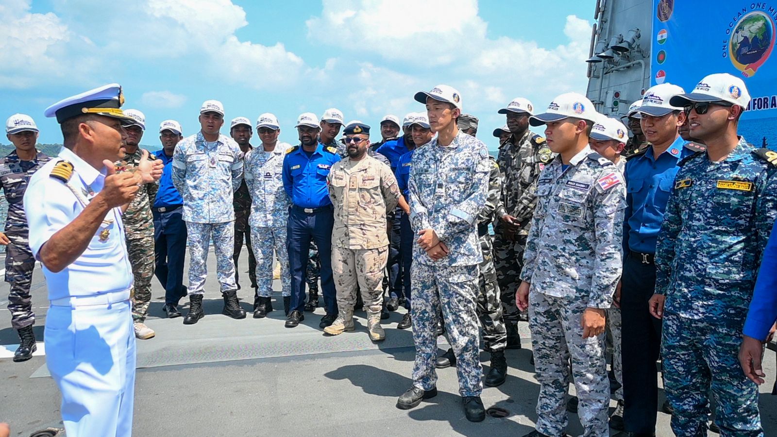  IOS SAGAR SHIP ARRIVES AT PHUKET, THAILAND