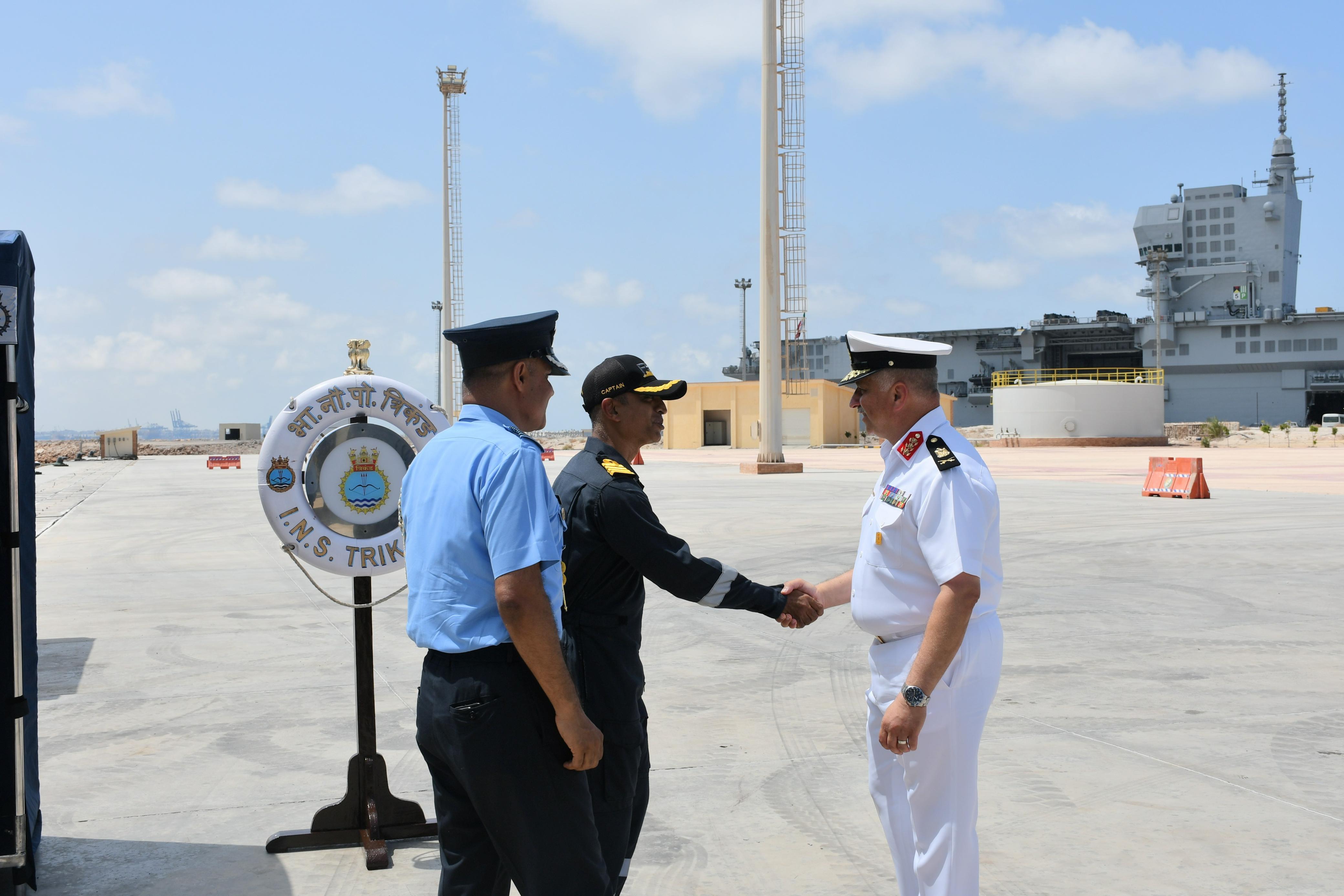 INS TRIKAND ARRIVED AT ALEXANDRIA, EGYPT