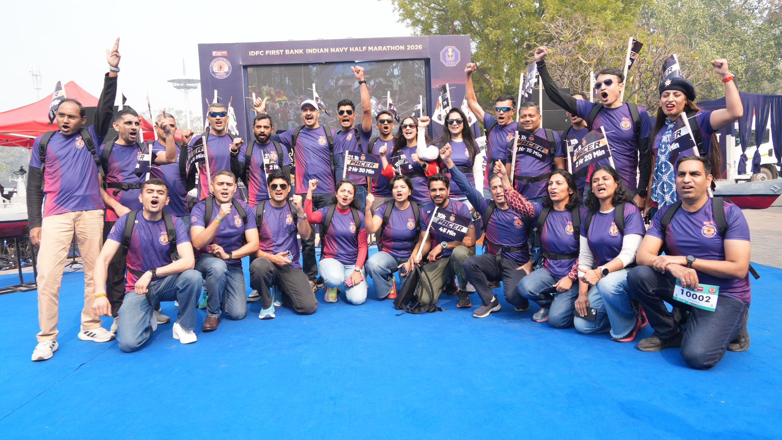  RUN WITH THE NAVY: SECOND EDITION OF INDIAN NAVY HALF MARATHON IN NEW DELHI