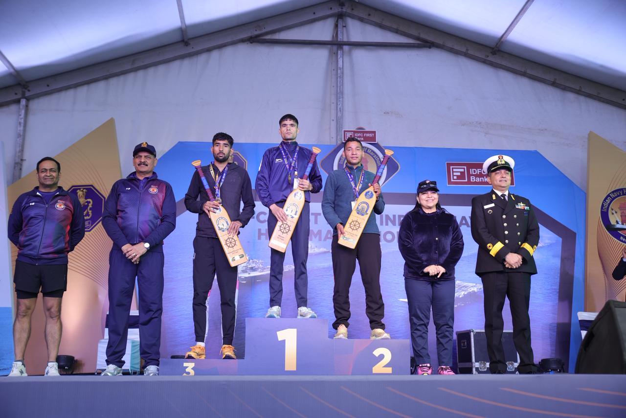 SECOND EDITION OF INDIAN NAVY HALF MARATHON IN NEW DELHI