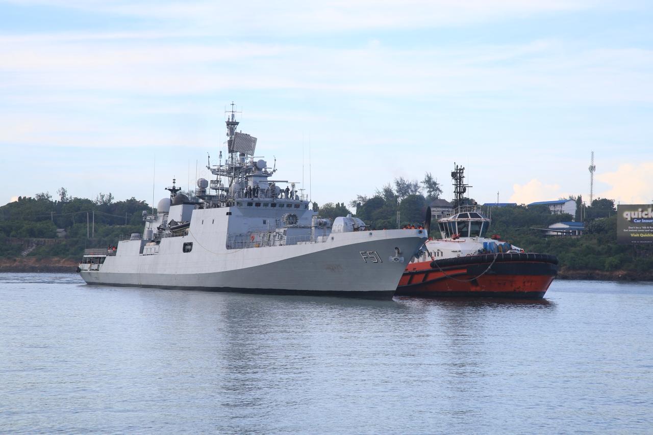 INS TRIKAND CONCLUDES PORT CALL AT MOMBASA, KENYA