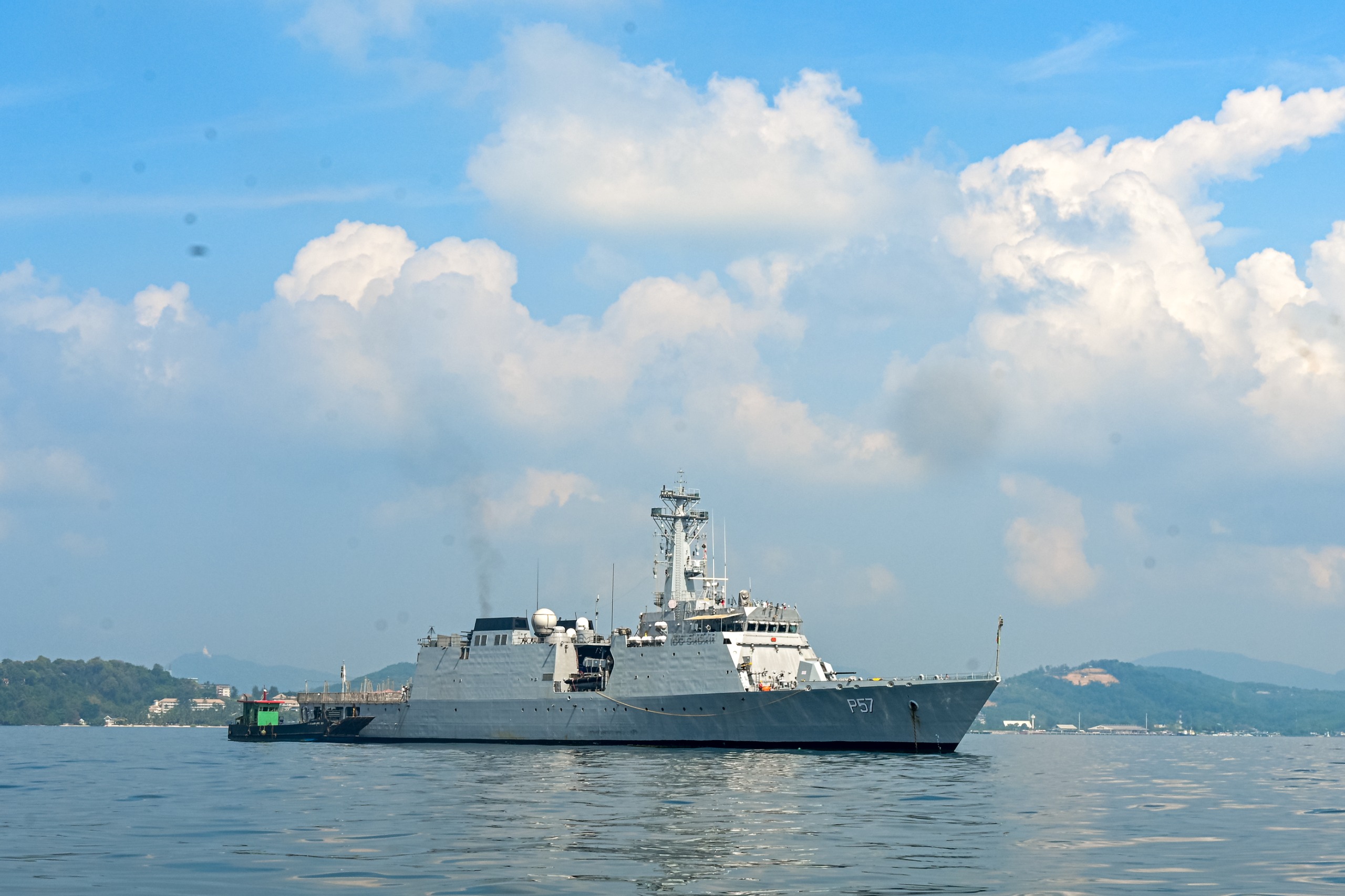  IOS SAGAR SHIP ARRIVES AT PHUKET, THAILAND