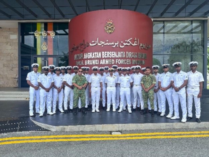 Indian Naval Ship Kiltan Departs Brunei