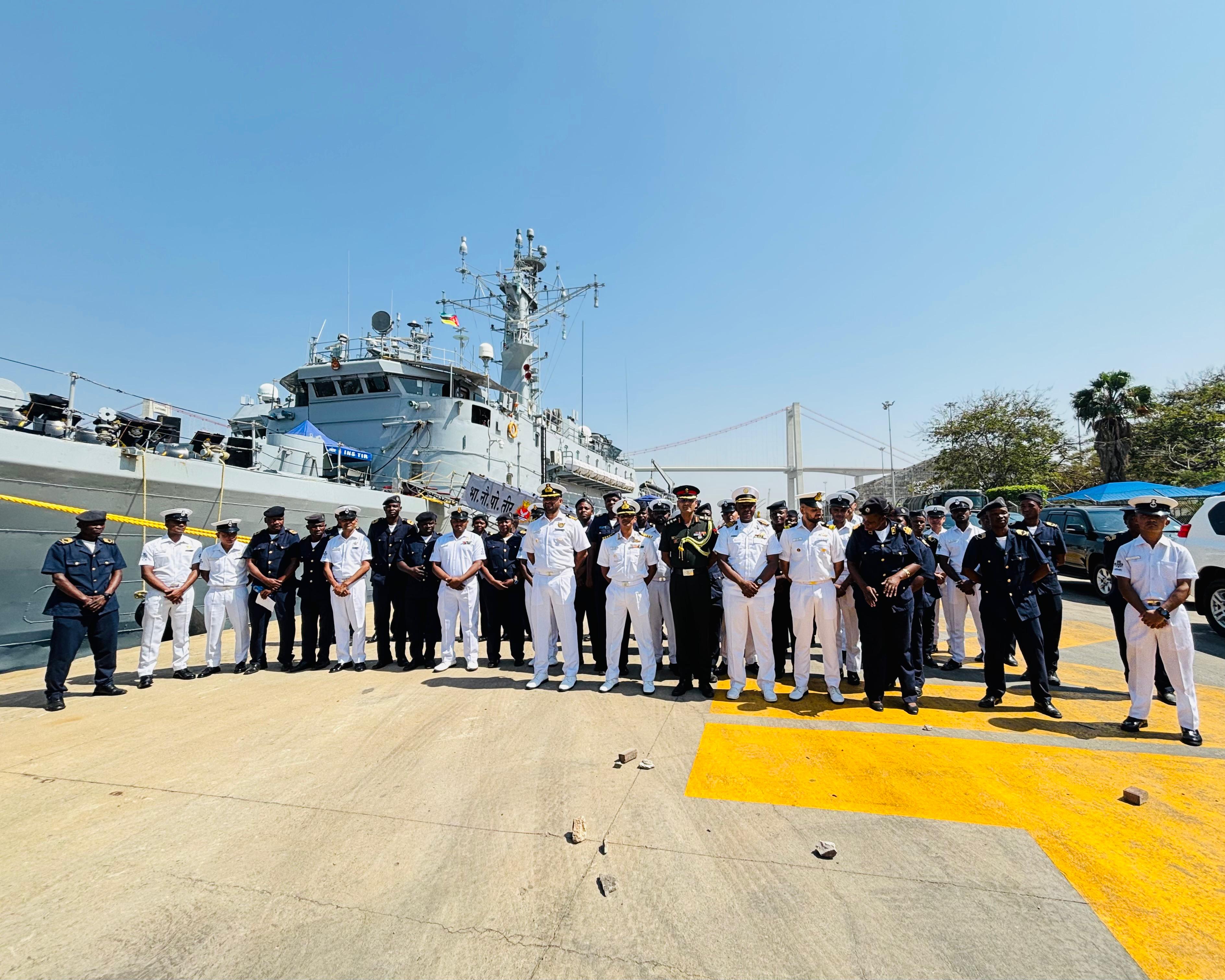 FIRST TRAINING SQUADRON ARRIVES AT MAPUTO, MOZAMBIQUE
