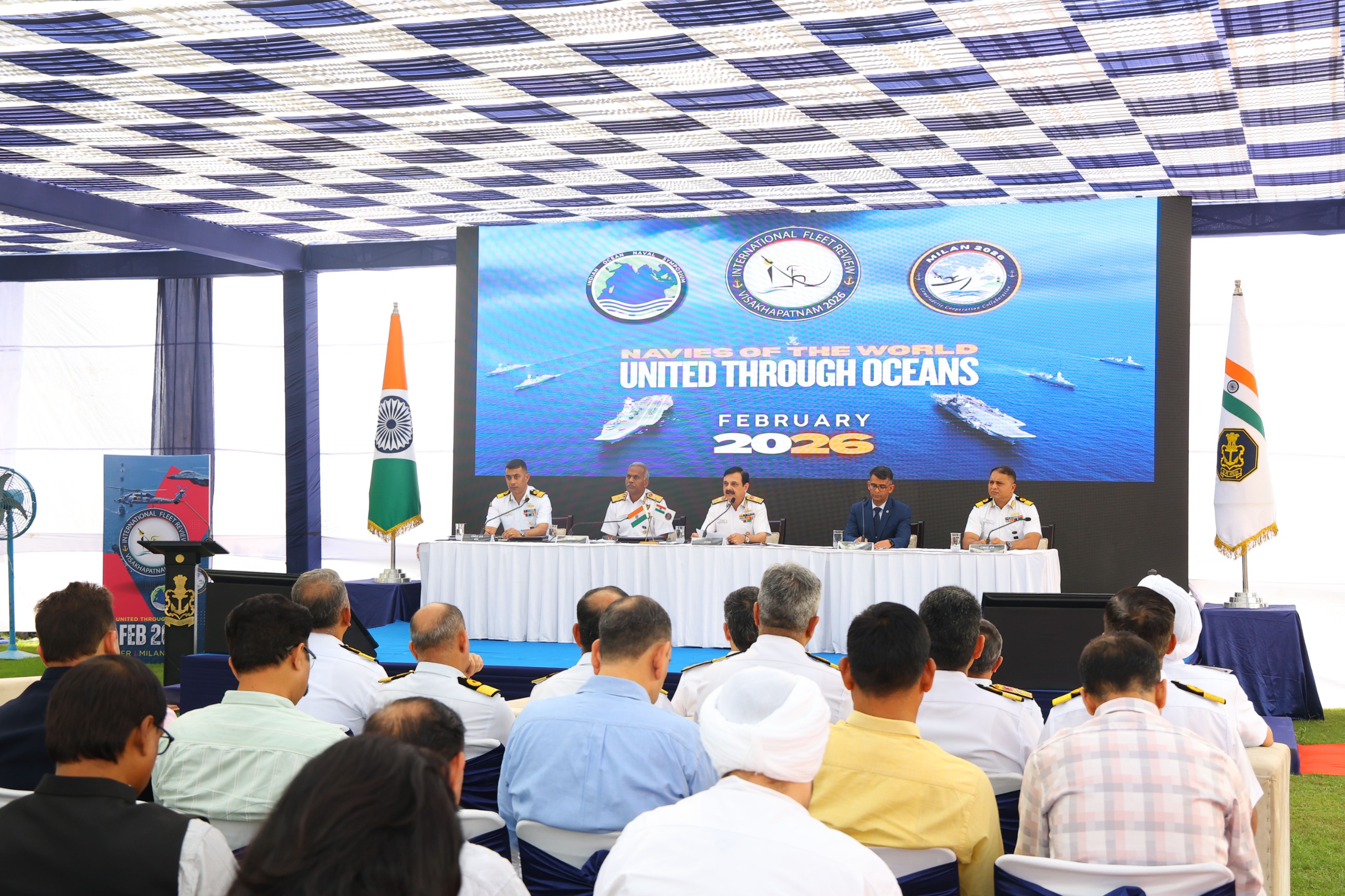  INDIA TO HOST HISTORIC MARITIME CONVERGENCE WITH INTERNATIONAL FLEET REVIEW 2026, MILAN 2026, AND IONS CONCLAVE OF CHIEFS 