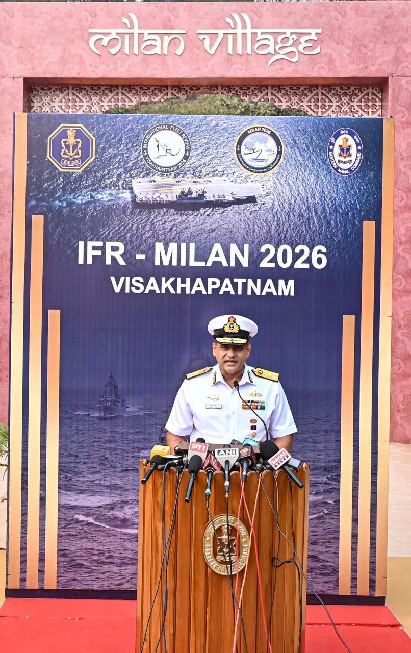 INDIAN NAVY INAUGURATES MILAN VILLAGE AS PART OF EXERCISE MILAN 2026, VISAKHAPATNAM