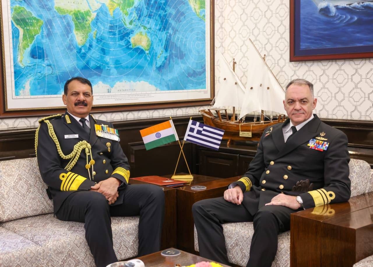 VISIT OF VICE ADMIRAL DIMITRIOS ELEFTHERIOS KATARAS, CHIEF OF THE HELLENIC NAVY GENERAL STAFF