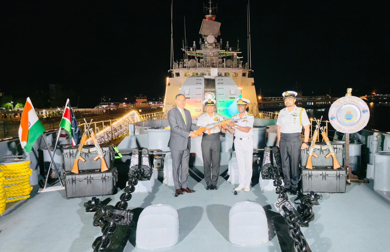 INS TRIKAND CONCLUDES PORT CALL AT MOMBASA, KENYA