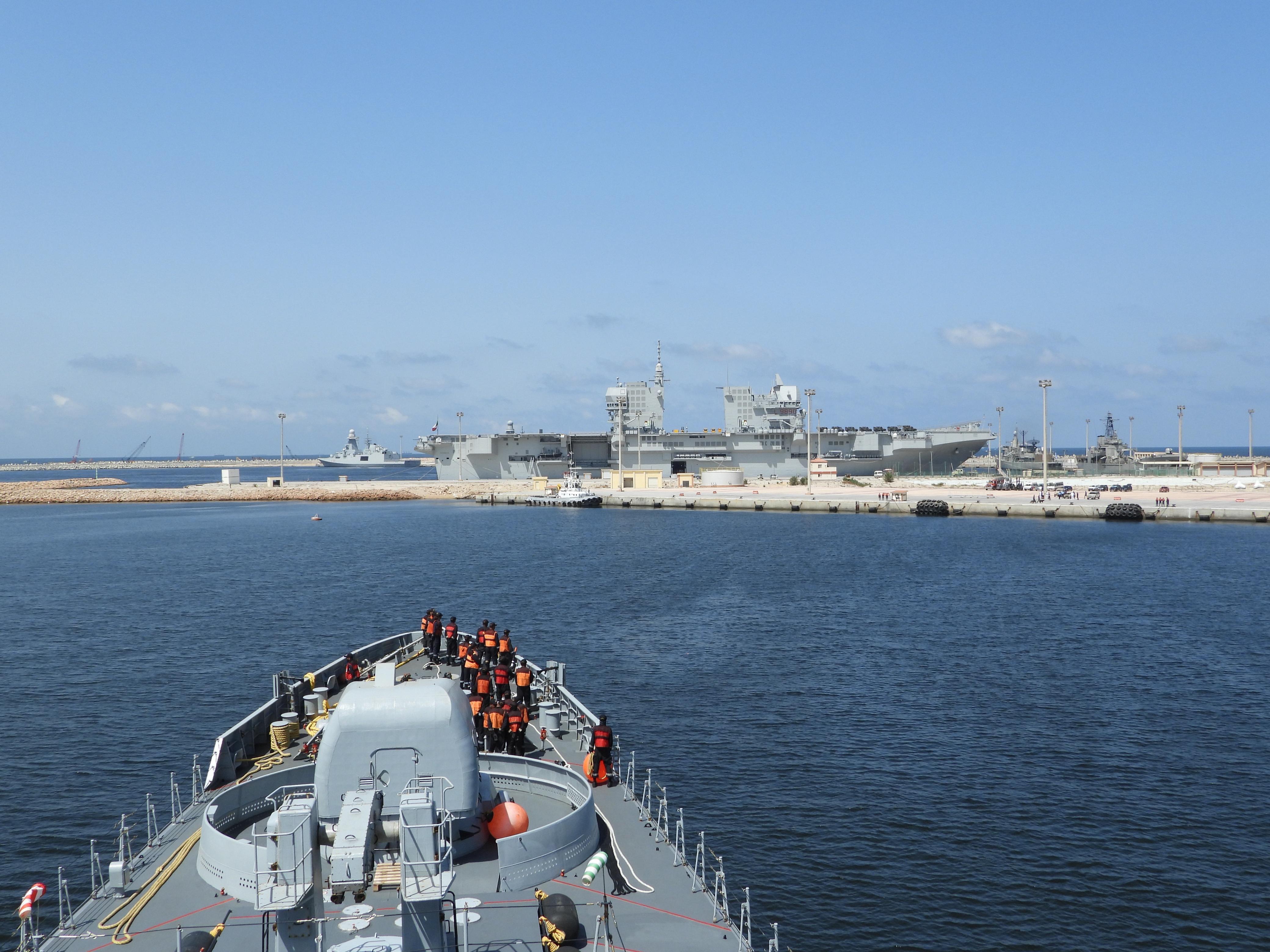 INS TRIKAND ARRIVED AT ALEXANDRIA, EGYPT
