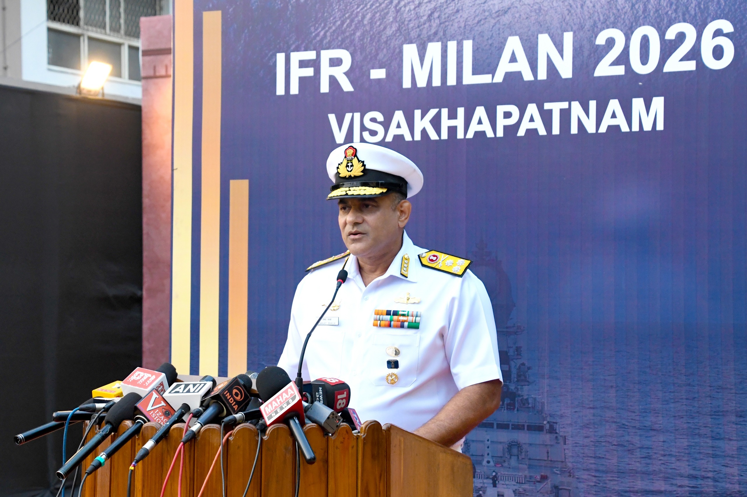 INDIAN NAVY INAUGURATES MILAN VILLAGE AS PART OF EXERCISE MILAN 2026, VISAKHAPATNAM
