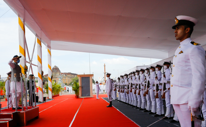 Sea Training of 106 Integrated Officer Trainees Course (IOTC) Onboard First Training Squadron (1TS)