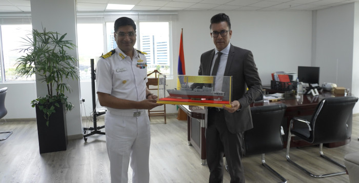 INS SARVEKSHAK COMPLETES HYDRO GRAPHIC SURVEY AT MAURITIUS