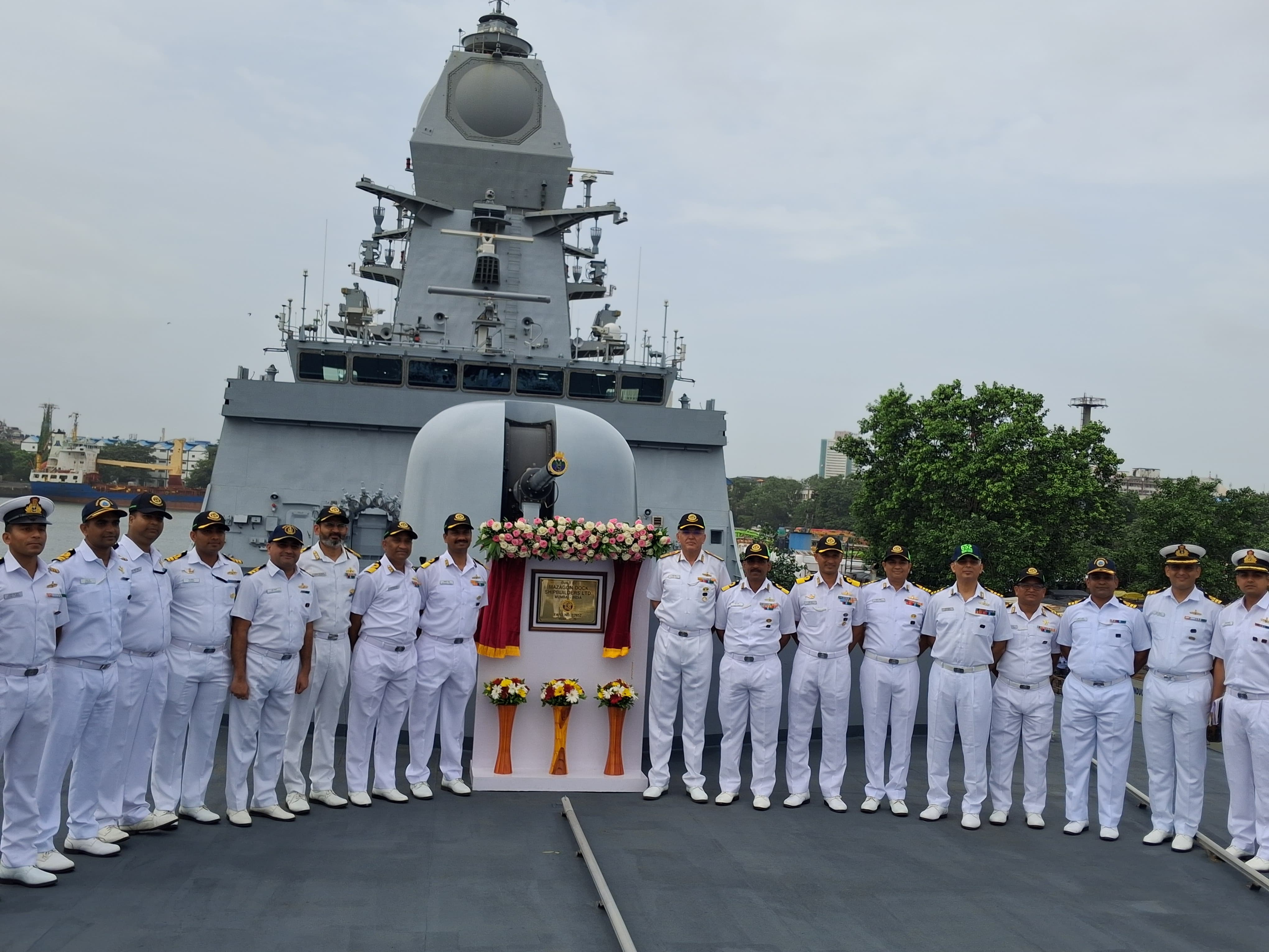 PROJECT 17A INDIGENOUS STEALTH FRIGATE UDAYGIRI DELIVERED TO INDIAN NAVY