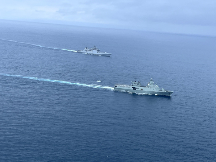 INDIAN NAVY - ROYAL NAVY OF OMAN_ - MARITIME EXERCISE (NASEEM AL BAHR)