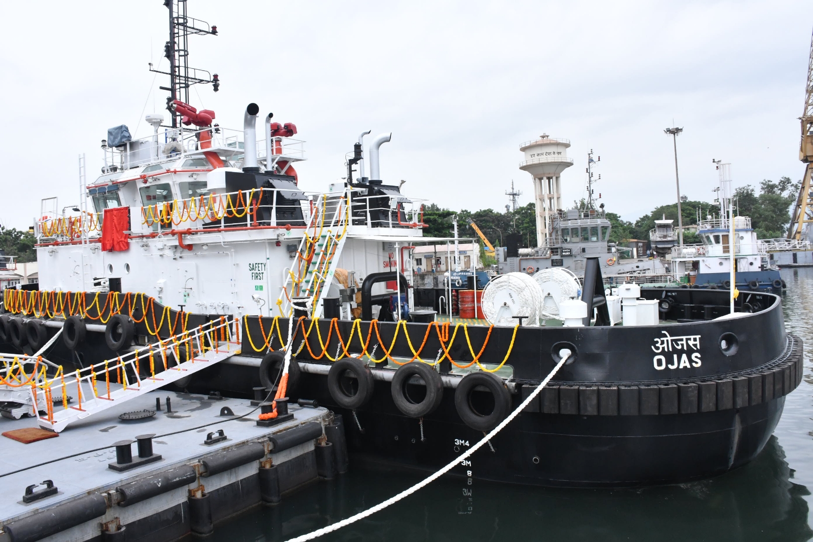 पांचवें 25टी बोलार्ड पुल टग ओजस (यार्ड 339) का समावेश