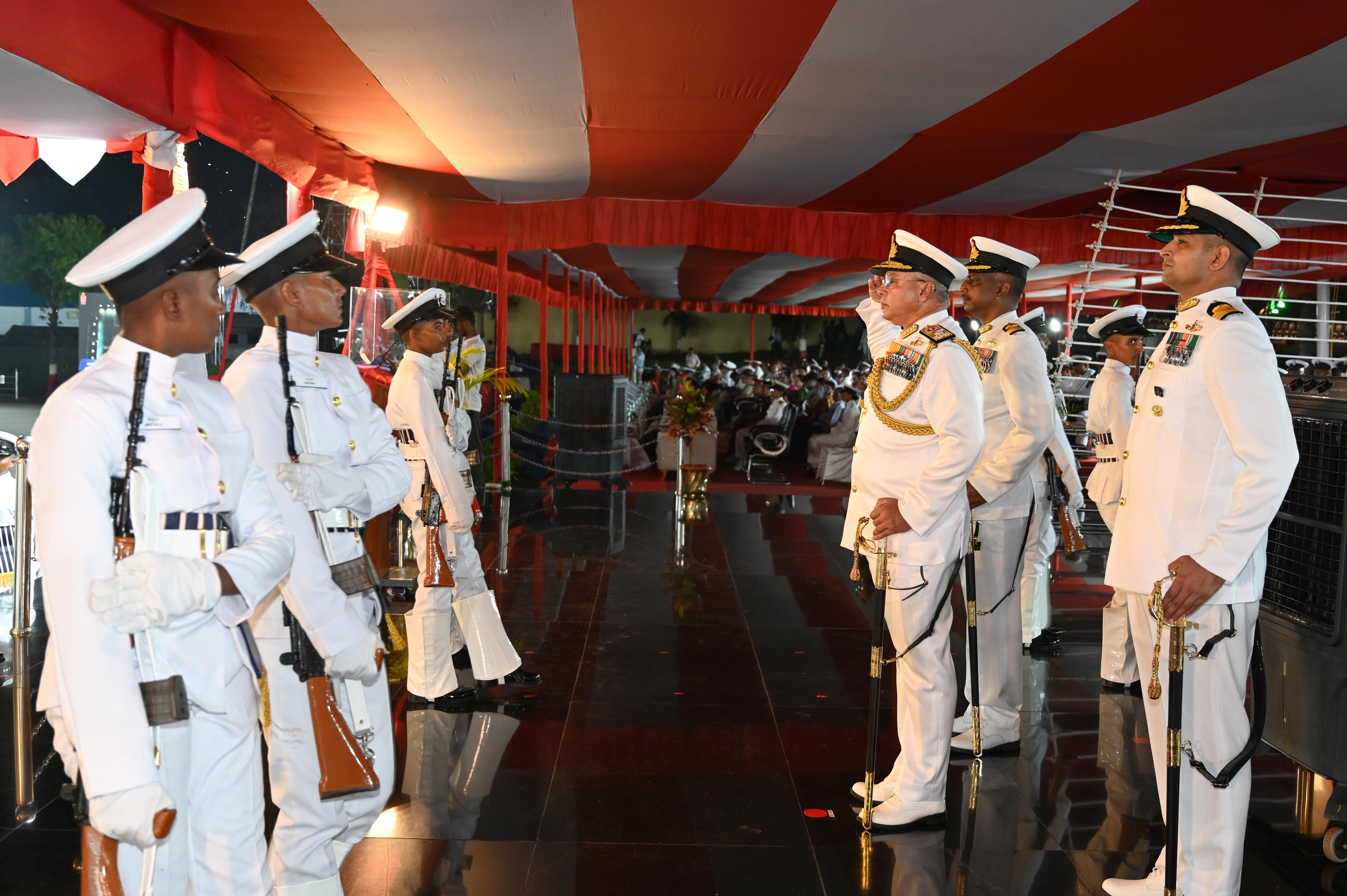PASSING OUT PARADE OF 01/25 BATCH OF AGNIVEERS AT INS CHILKA