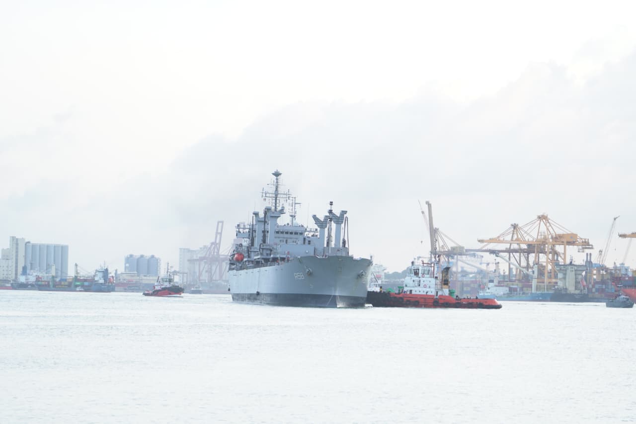 INDIAN NAVAL SHIPS IN SRI LANKA FOR SLINEX - 25