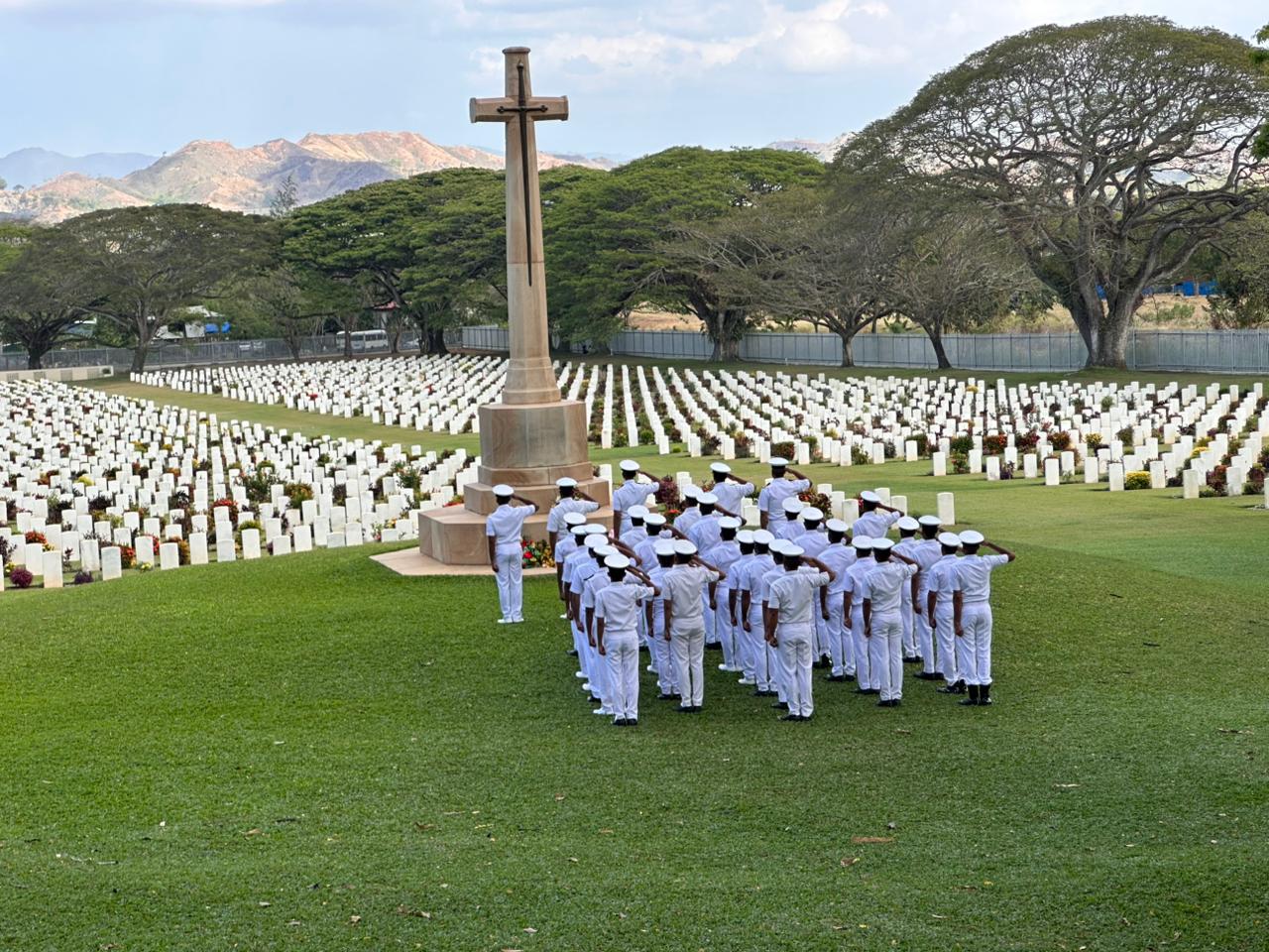 VISIT OF INS KADMATT TO PAPUA NEW GUINEA