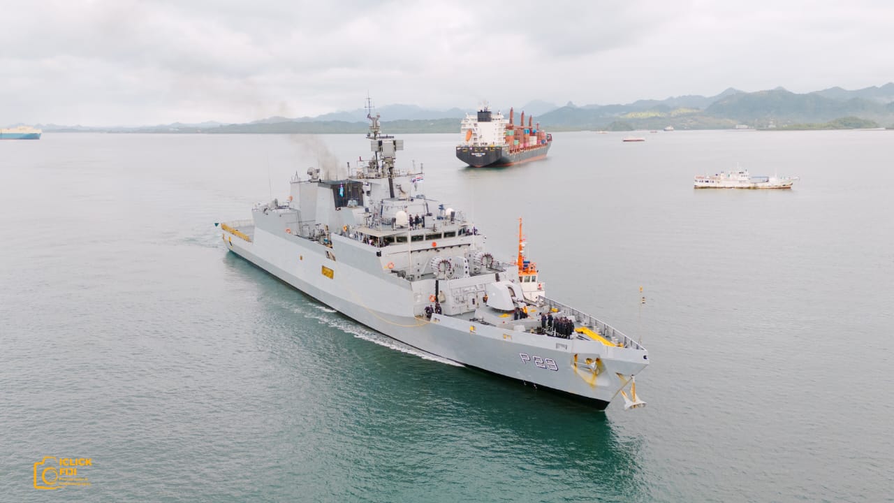 INDIAN NAVAL SHIP KADMATT ARRIVES IN SUVA, FIJI 