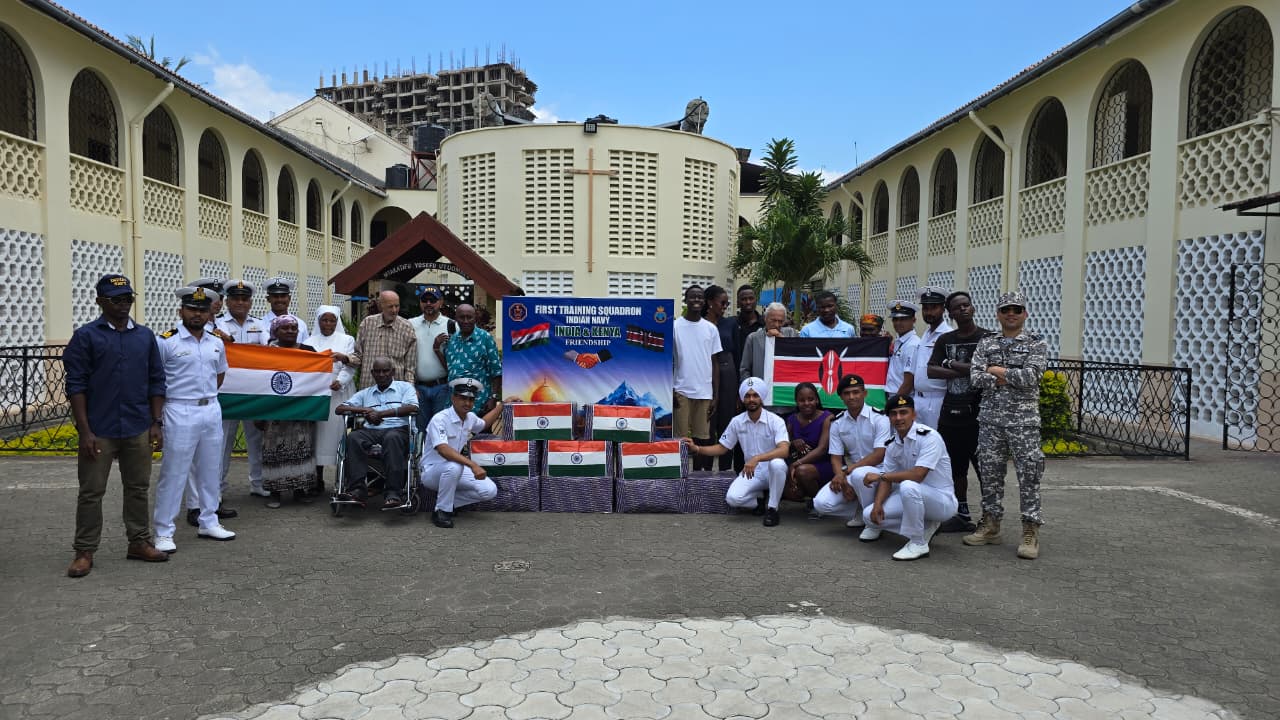 INDIAN NAVY’S FIRST TRAINING SQUADRON (1TS) CONCLUDES PORT CALL AT MOMBASA, KENYA