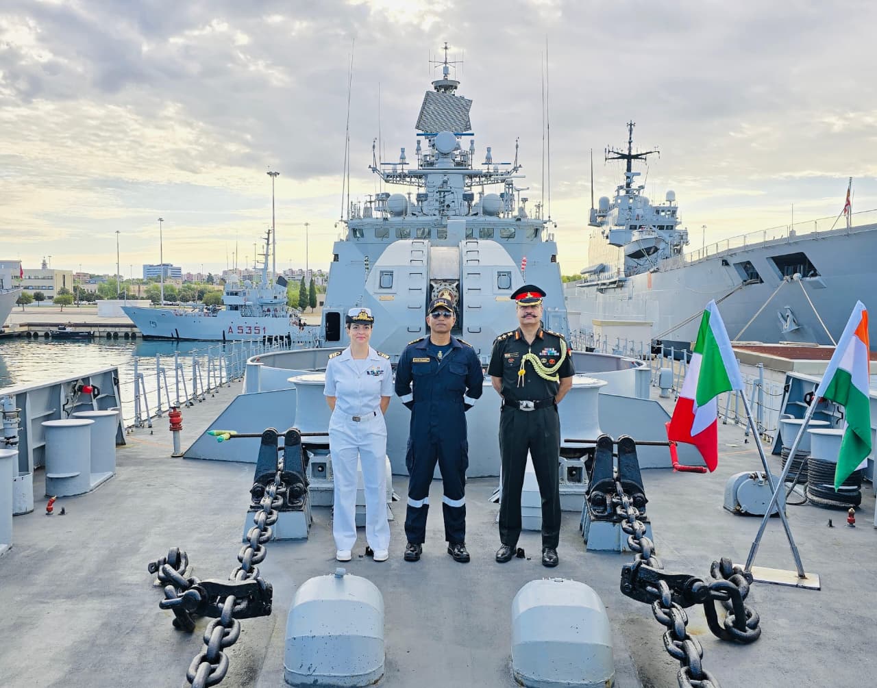 INDIAN NAVY SHIP TRIKAND VISITS TARANTO, ITALY