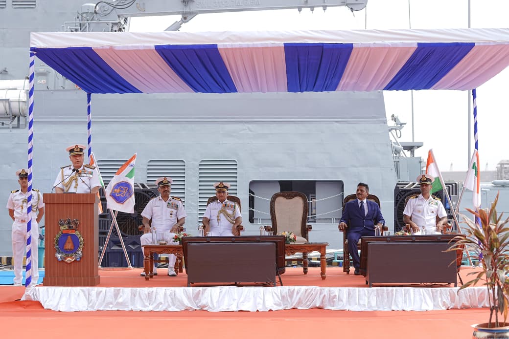  COMMISSIONING OF INS ANDROTH, SECOND ASW SHALLOW WATER CRAFT