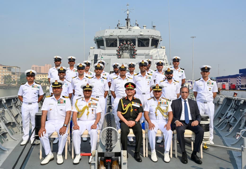  INS MAHE COMMISSIONED – INDIA’S FIRST MAHE-CLASS ANTI-SUBMARINE WARFARE SHALLOW WATER CRAFT JOINS THE WESTERN NAVAL COMMAND