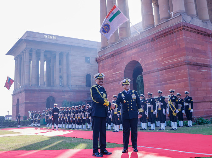 STRENGTHENING MARITIME TIES - INDIAN NAVY HOSTS INDONESIAN NAVY DELEGATION