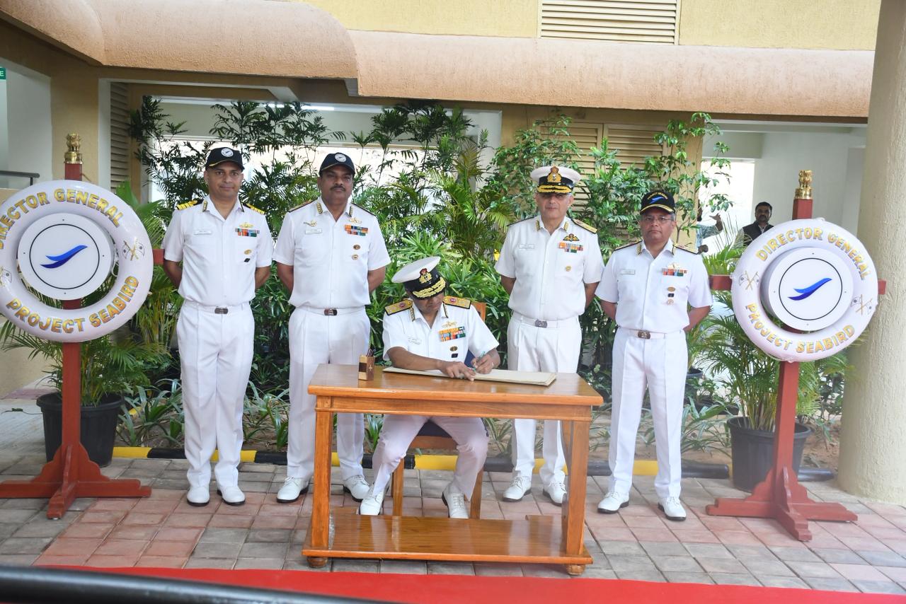 INAUGURATION OF RESIDENTIAL ACCOMMODATION AT NAVAL BASE KARWAR UNDER PROJECT SEABIRD PHASE IIA