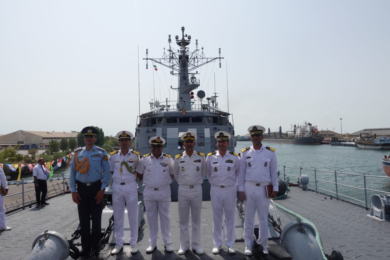 INDIAN NAVY'S FIRST TRAINING SQUADRON VISITS BANDER ABBAS, IRAN