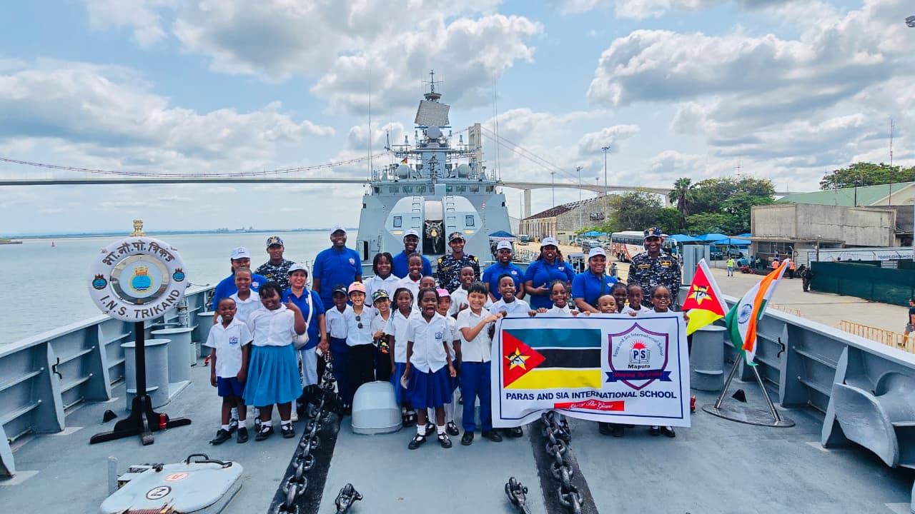 INDIAN NAVAL SHIP TRIKAND CONCLUDES PORT CALL AT MAPUTO, MOZAMBIQUE