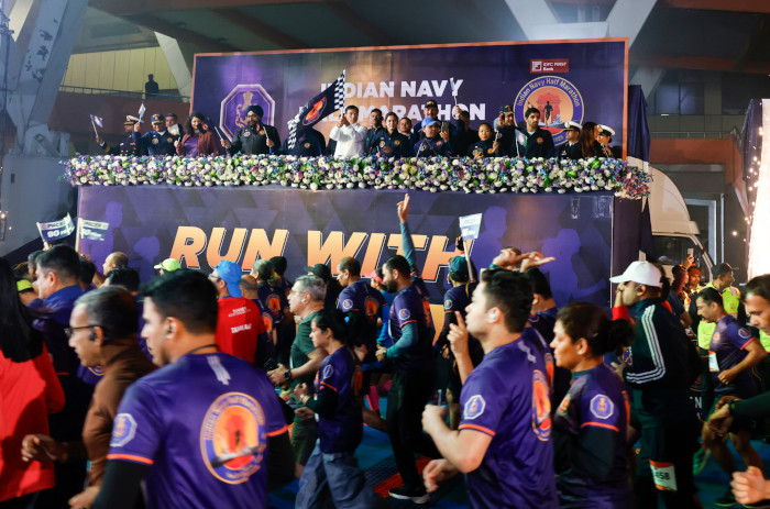 INAUGURAL EDITION OF INDIAN NAVY HALF MARATHON