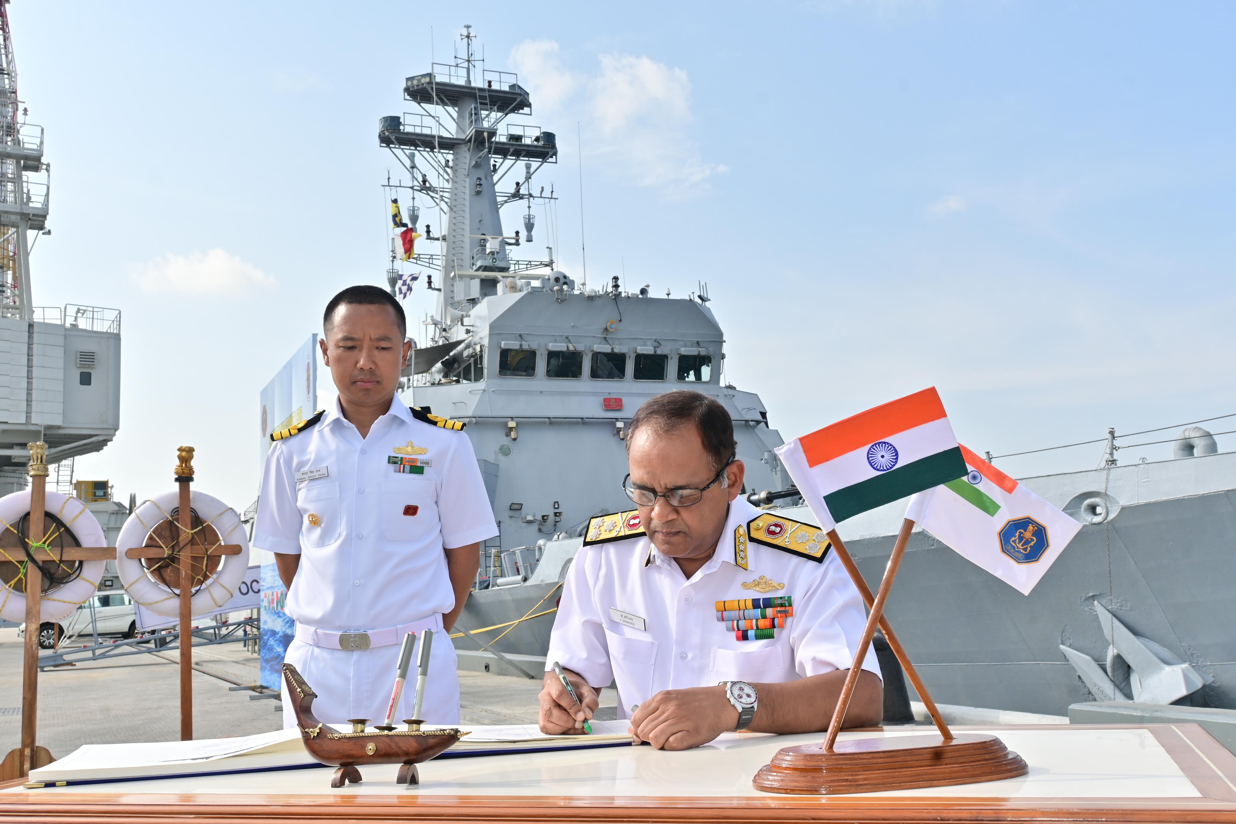 INS SUNAYNA (IOS SAGAR) RETURNS TO KOCHI ON SUCCESSFUL COMPLETION OF MONTH LONG DEPLOYMENT