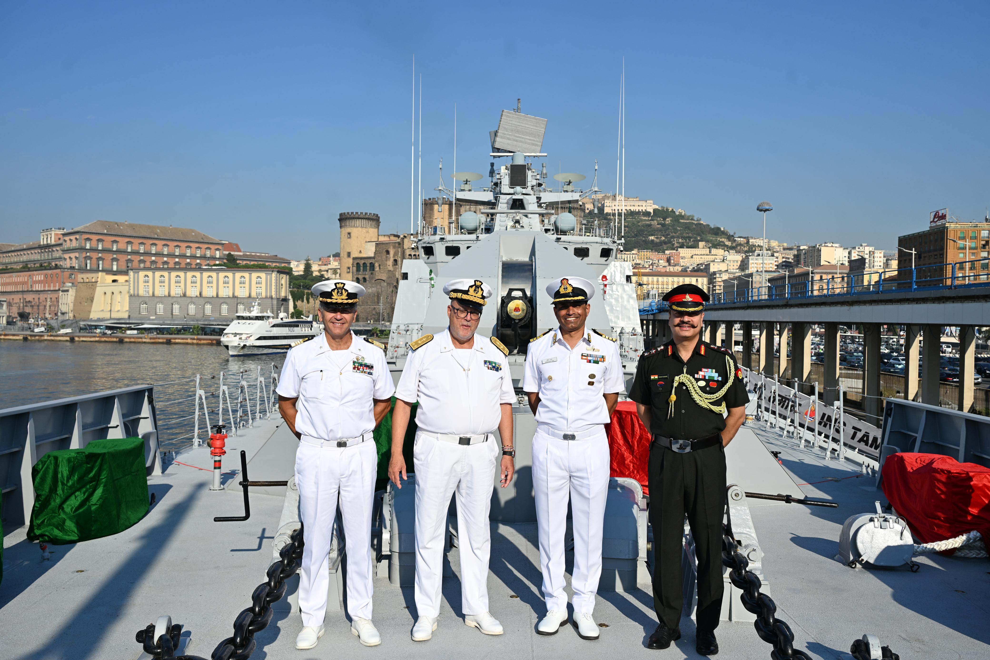 INS TAMAL VISITS NAPLES, ITALY