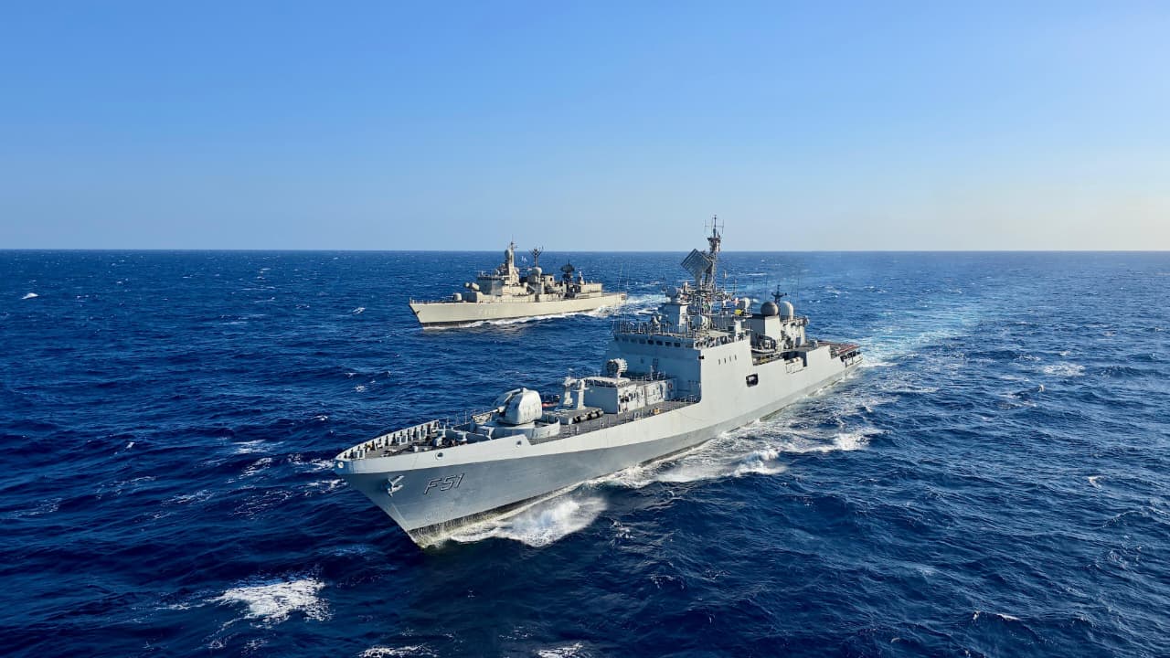 MAIDEN BILATERAL MARITIME EXERCISE BETWEEN INDIAN NAVY AND HELLENIC NAVY CONCLUDES IN THE MEDITERRANEAN