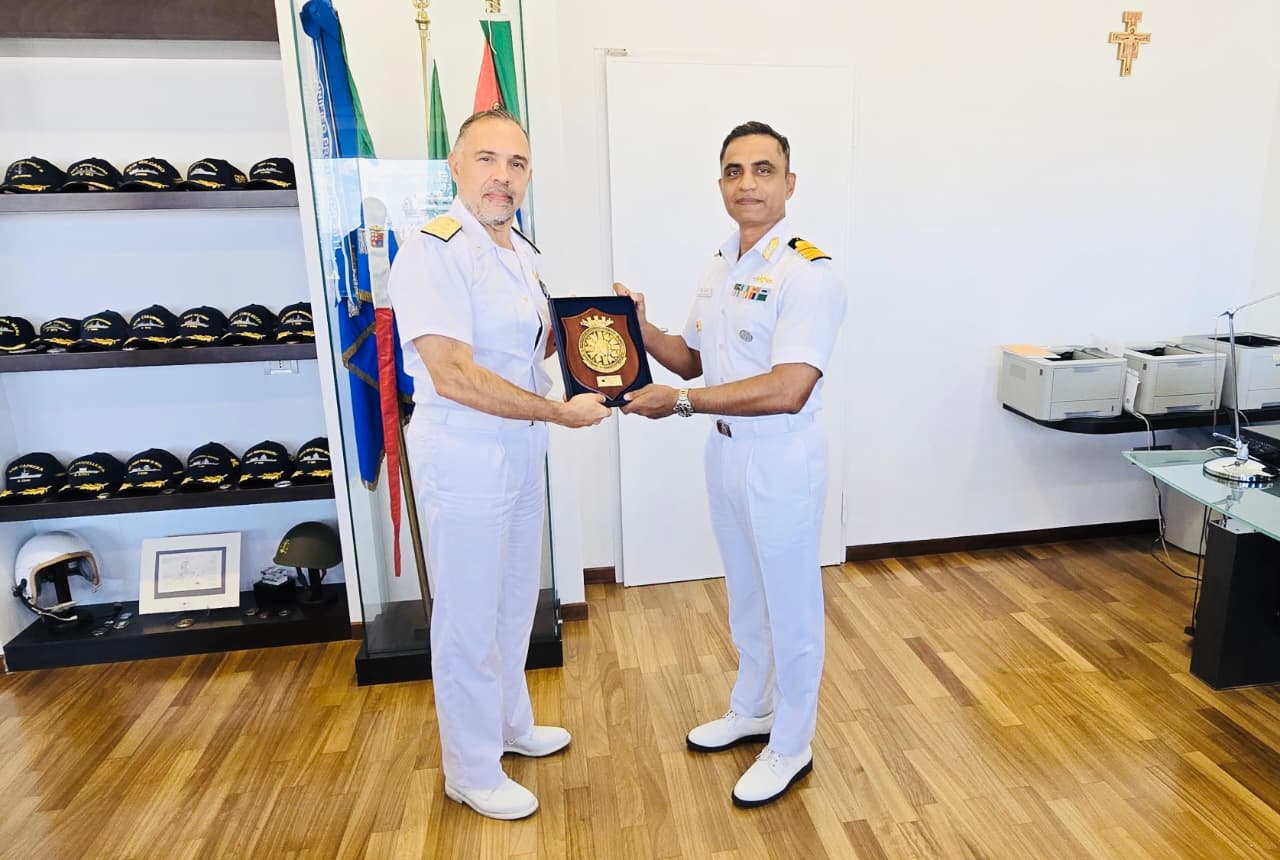 INDIAN NAVY SHIP TRIKAND VISITS TARANTO, ITALY