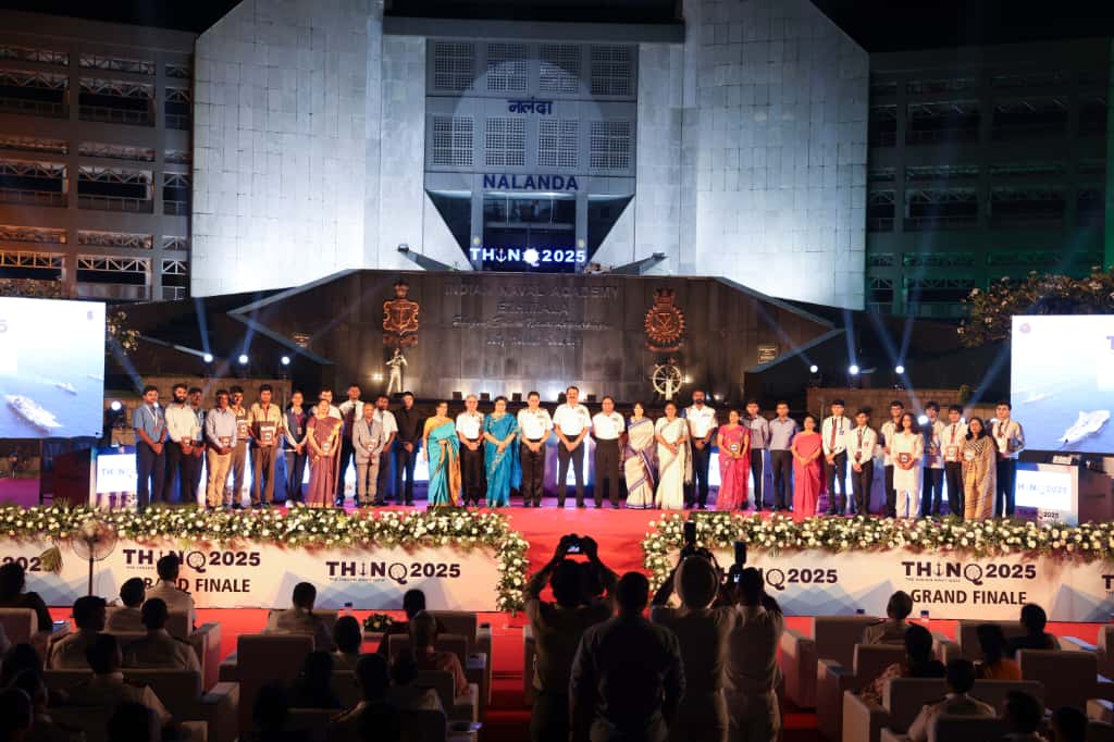 भारतीय नौसेना प्रश्नोत्तरी थिंक्यू–25 का भव्य समापन भारतीय नौसेना अकादमी में जयश्री पेरीवाल हाई स्कूल – जयपुर विजेता घोषित