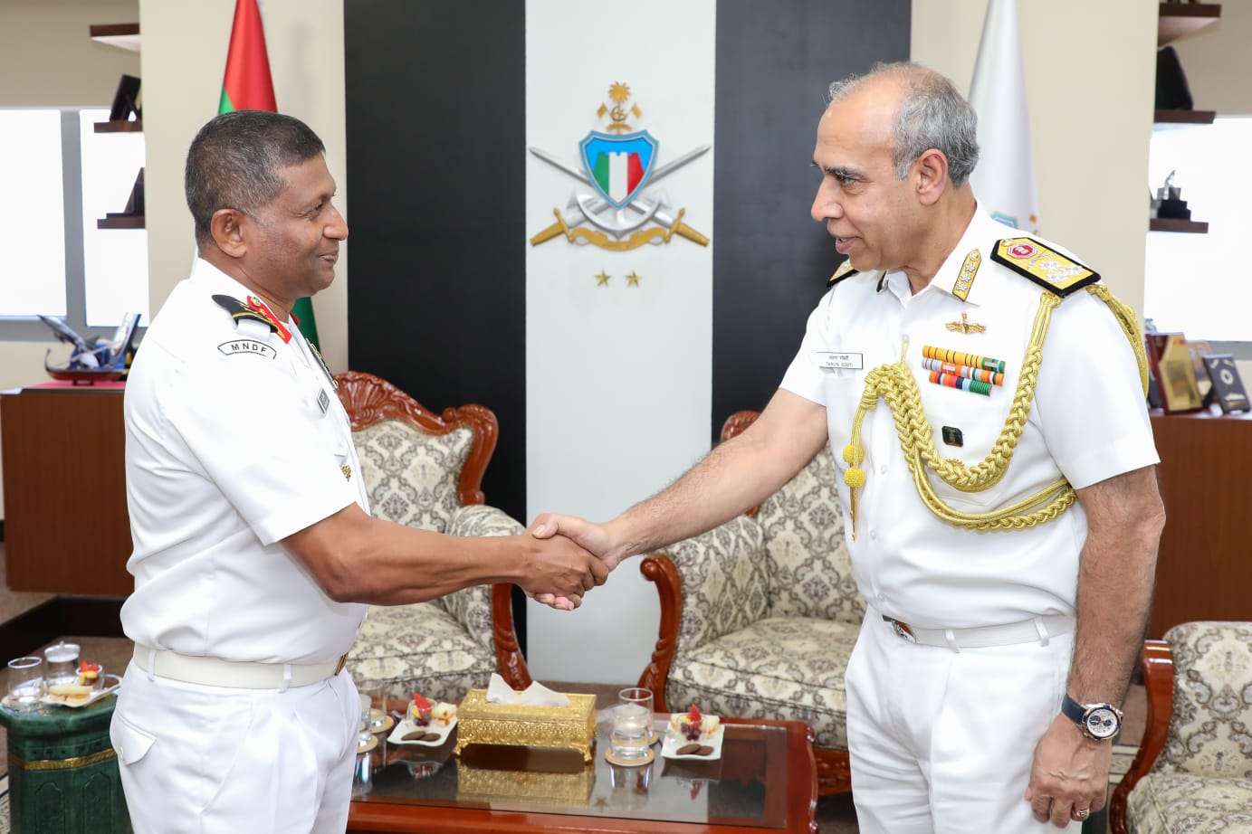  DCNS VISIT TO MALDIVES CLOSING CEREMONY OF EXERCISE EKATHA - 2025