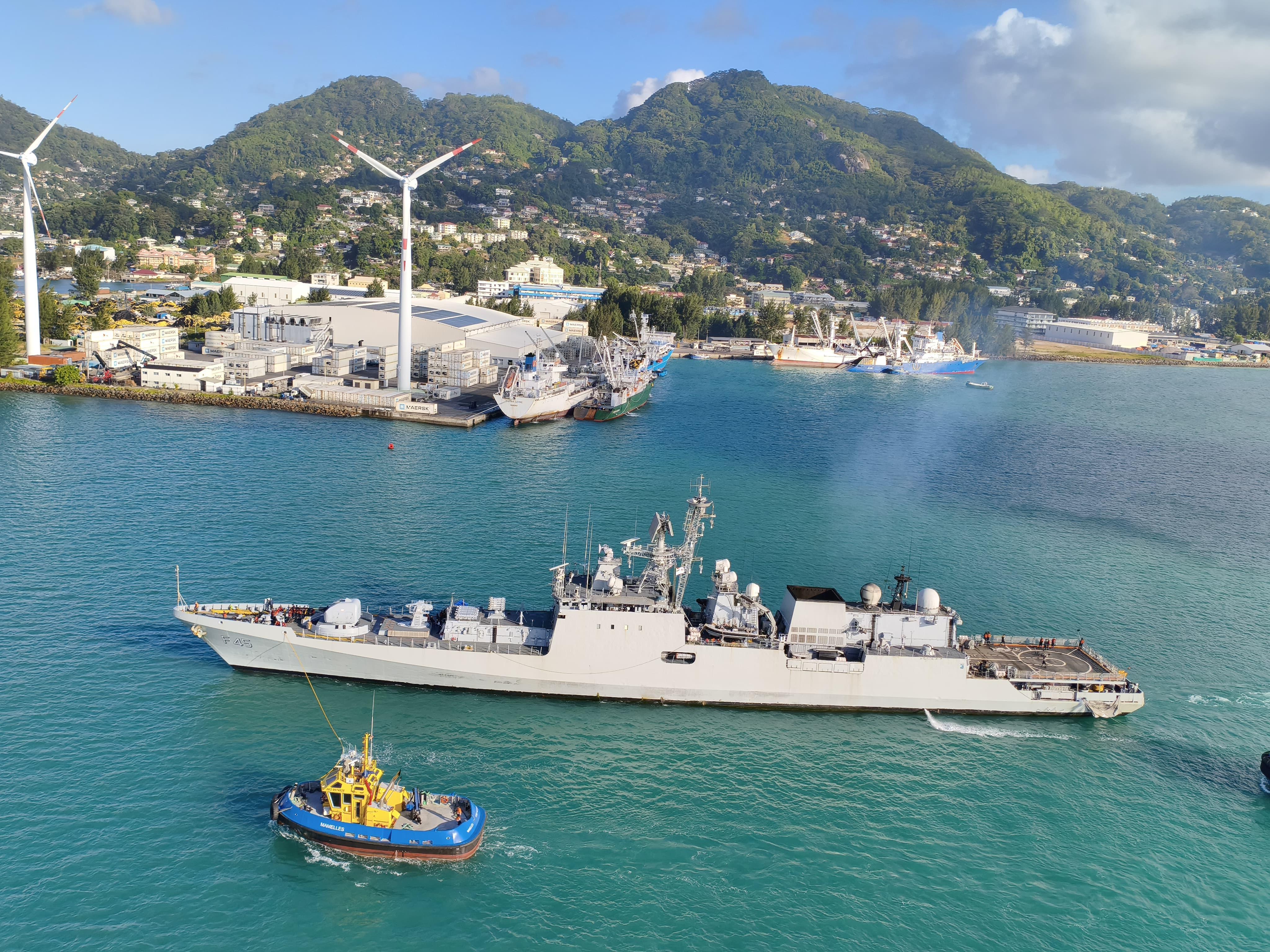 INS TEG CONCLUDES VISIT TO PORT VICTORIA, SEYCHELLES