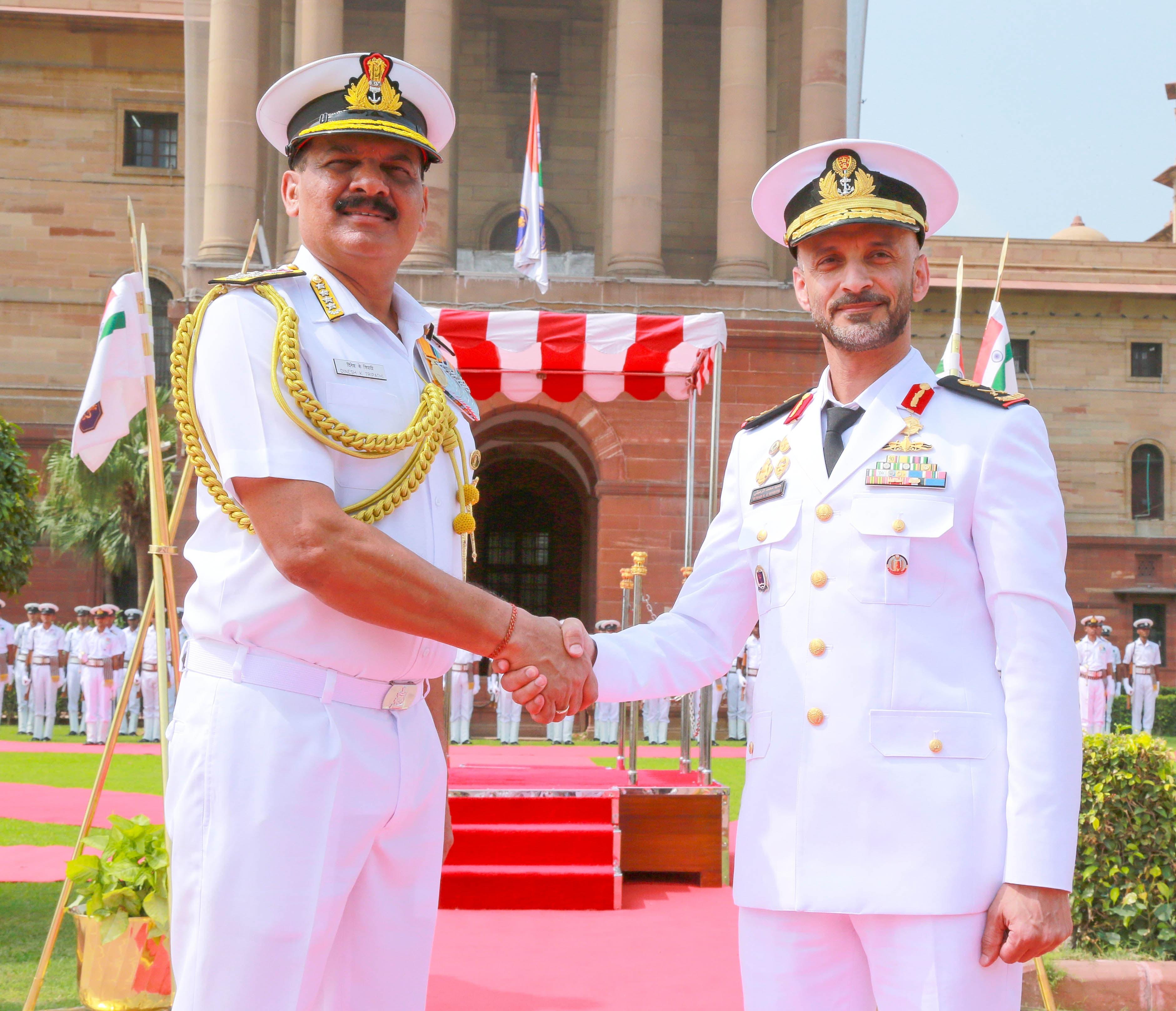  VISIT OF MAJ GEN HUMAID MOHAMMED ABDULLAH ALREMEITHI, COMMANDER, UAE NAVAL FORCES