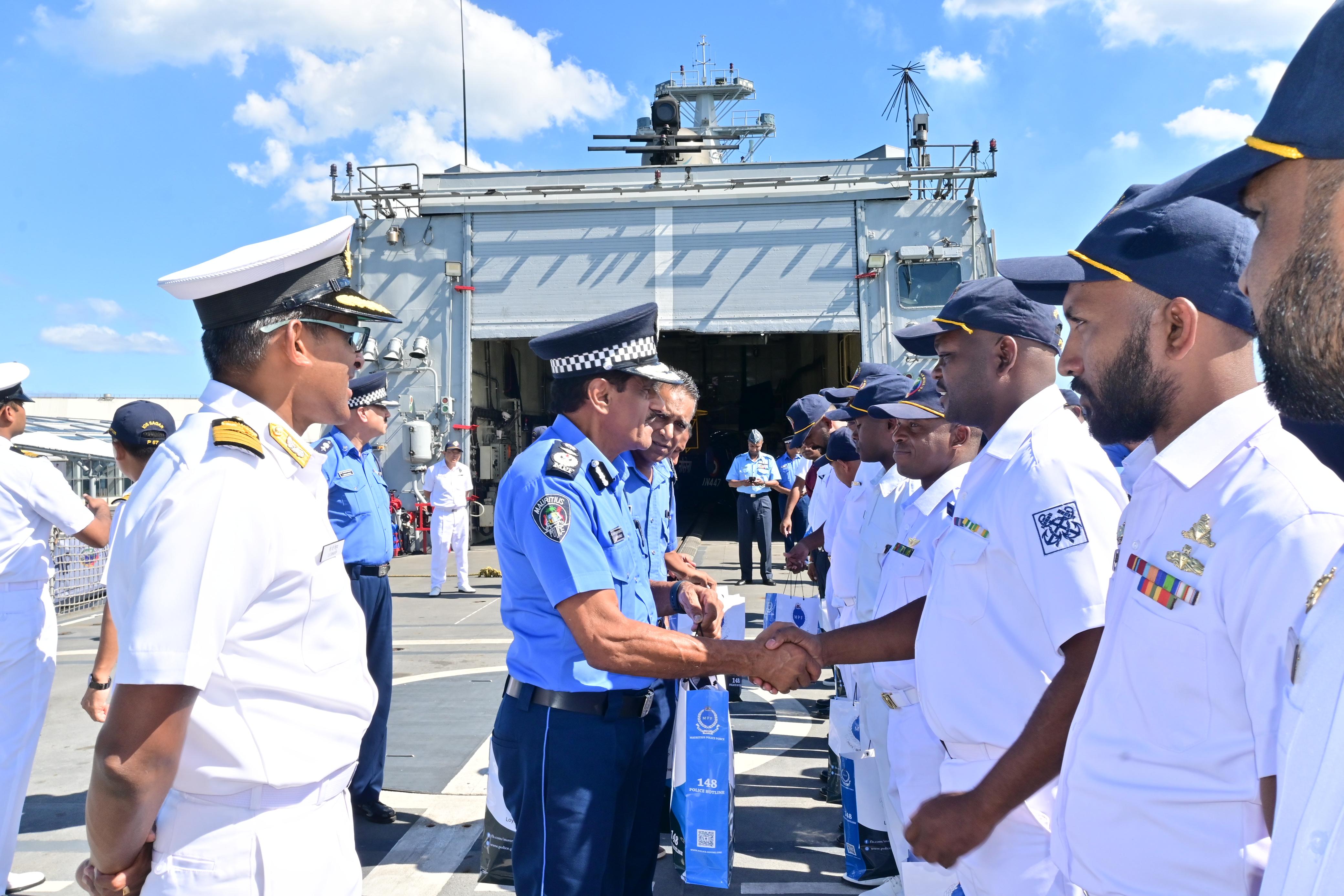 IOS SAGAR IN PORT LOUIS, MAURITIUS