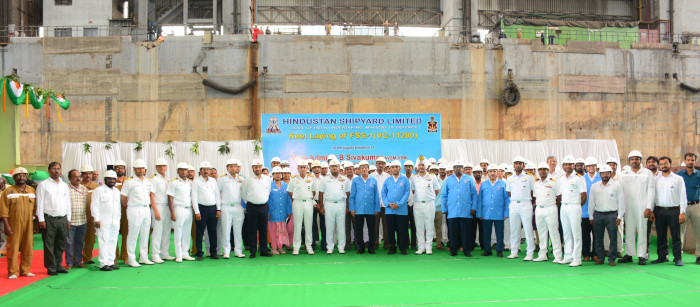 भारतीय नौसेना के लिए पहले फ्लीट समर्थन पोत की आधारशिला  हिंदुस्तान शिपयार्ड लिमिटेड, विशाखापत्तनम में रखी गई।
