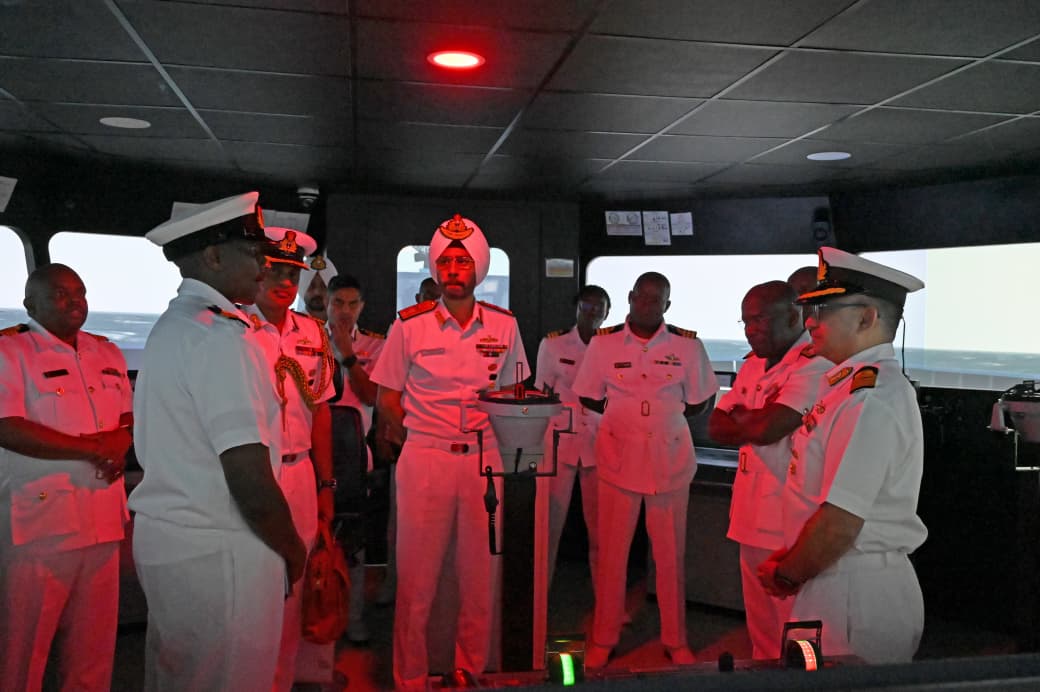 MAJOR GENERAL PAUL OWUOR OTIENO, COMMANDER KENYA NAVY VISITS SOUTHERN NAVAL COMMAND