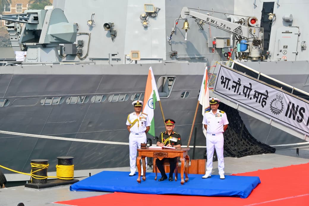  INS MAHE COMMISSIONED – INDIA’S FIRST MAHE-CLASS ANTI-SUBMARINE WARFARE SHALLOW WATER CRAFT JOINS THE WESTERN NAVAL COMMAND