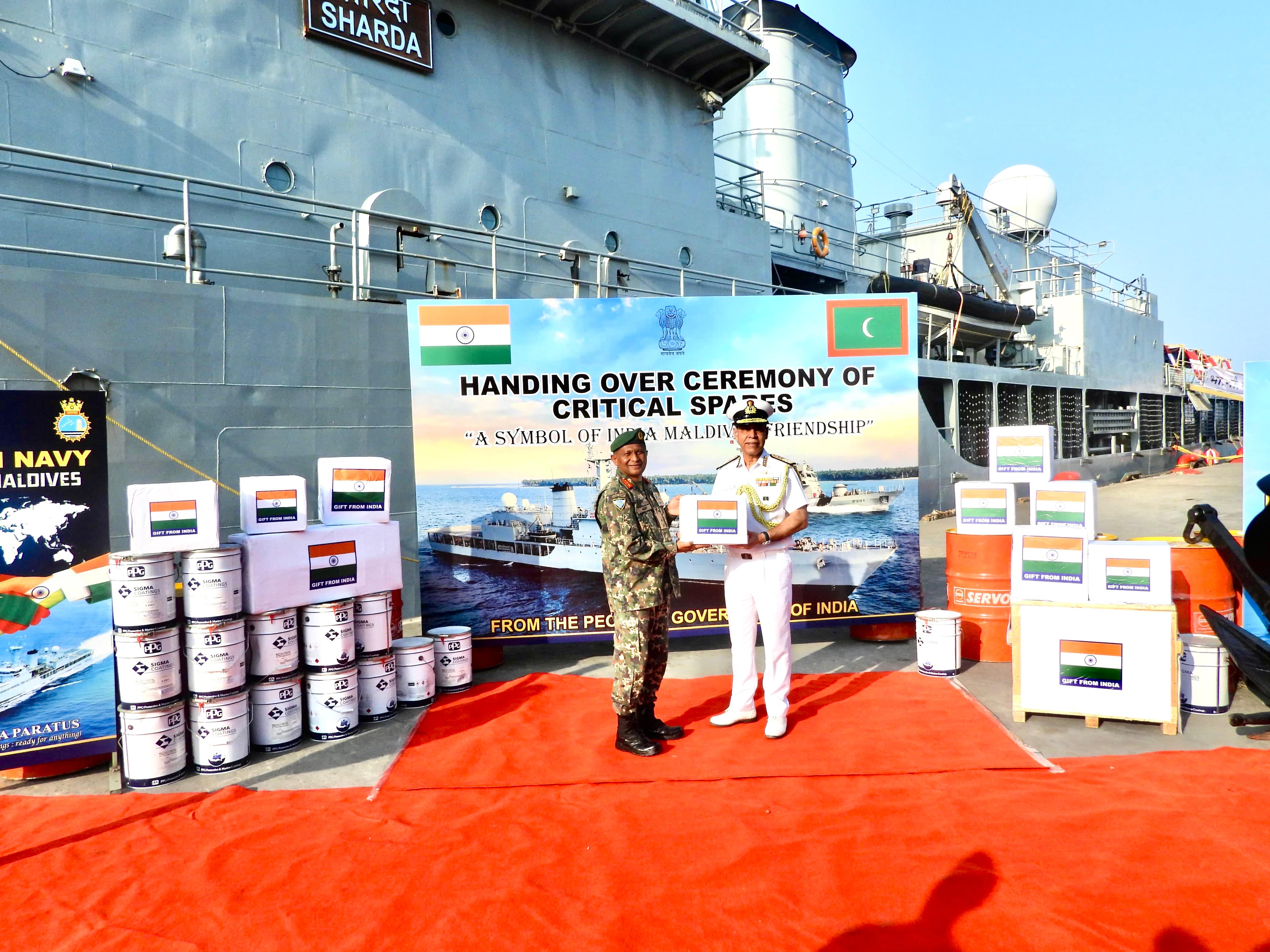  DCNS VISIT TO MALDIVES CLOSING CEREMONY OF EXERCISE EKATHA - 2025